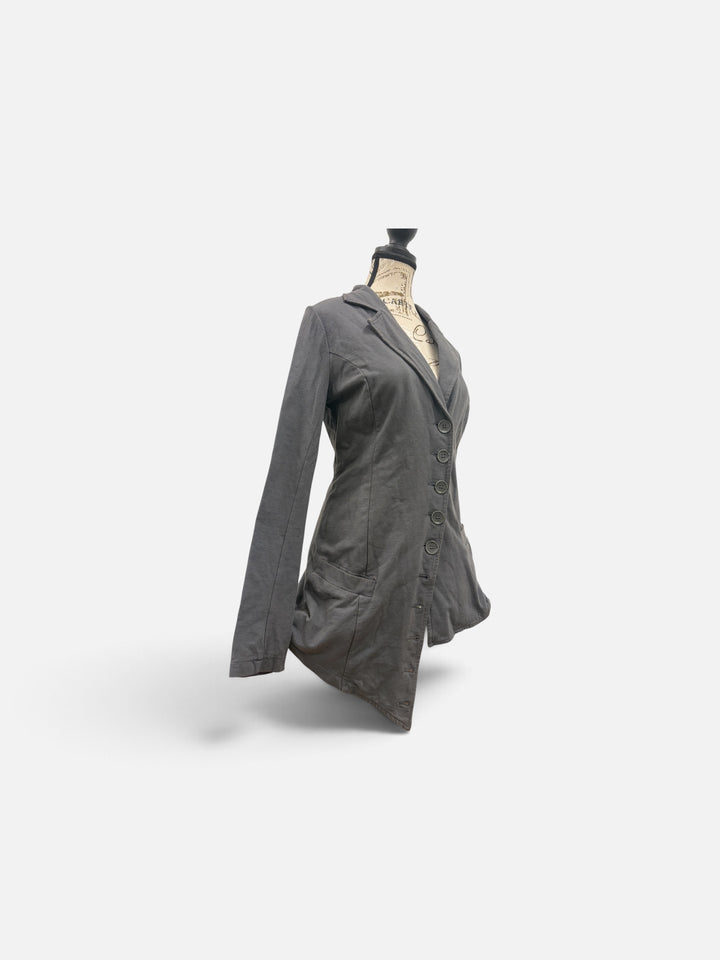 Asymmetrical Jacket Charcoal