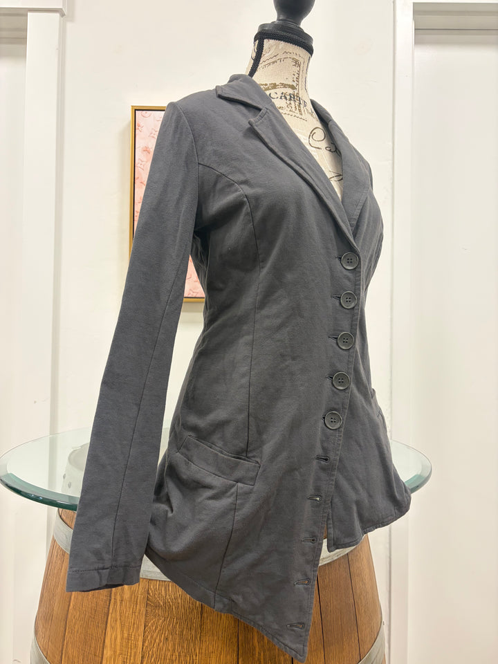 Asymmetrical Jacket Charcoal