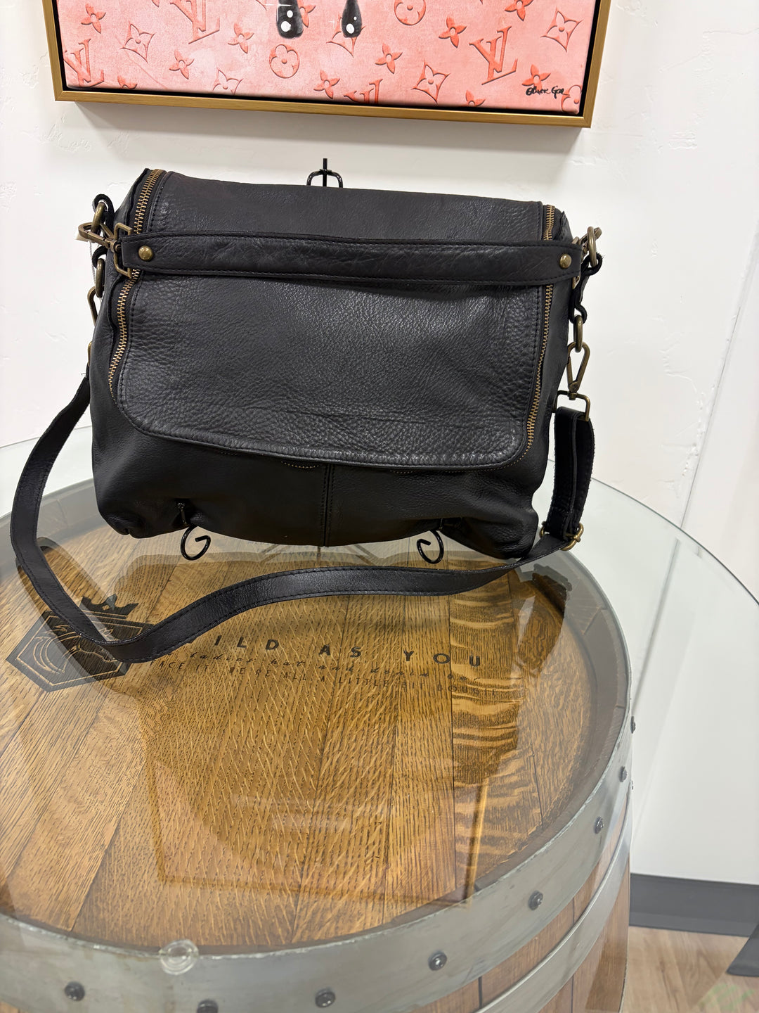 Italian Leather Messenger Bag