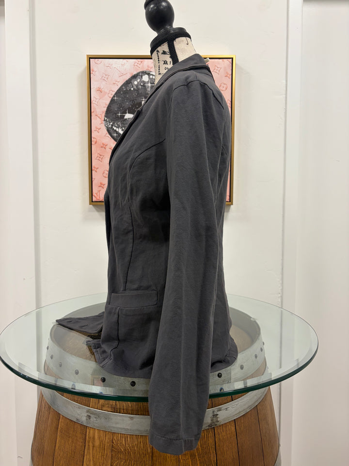 Asymmetrical Jacket Charcoal