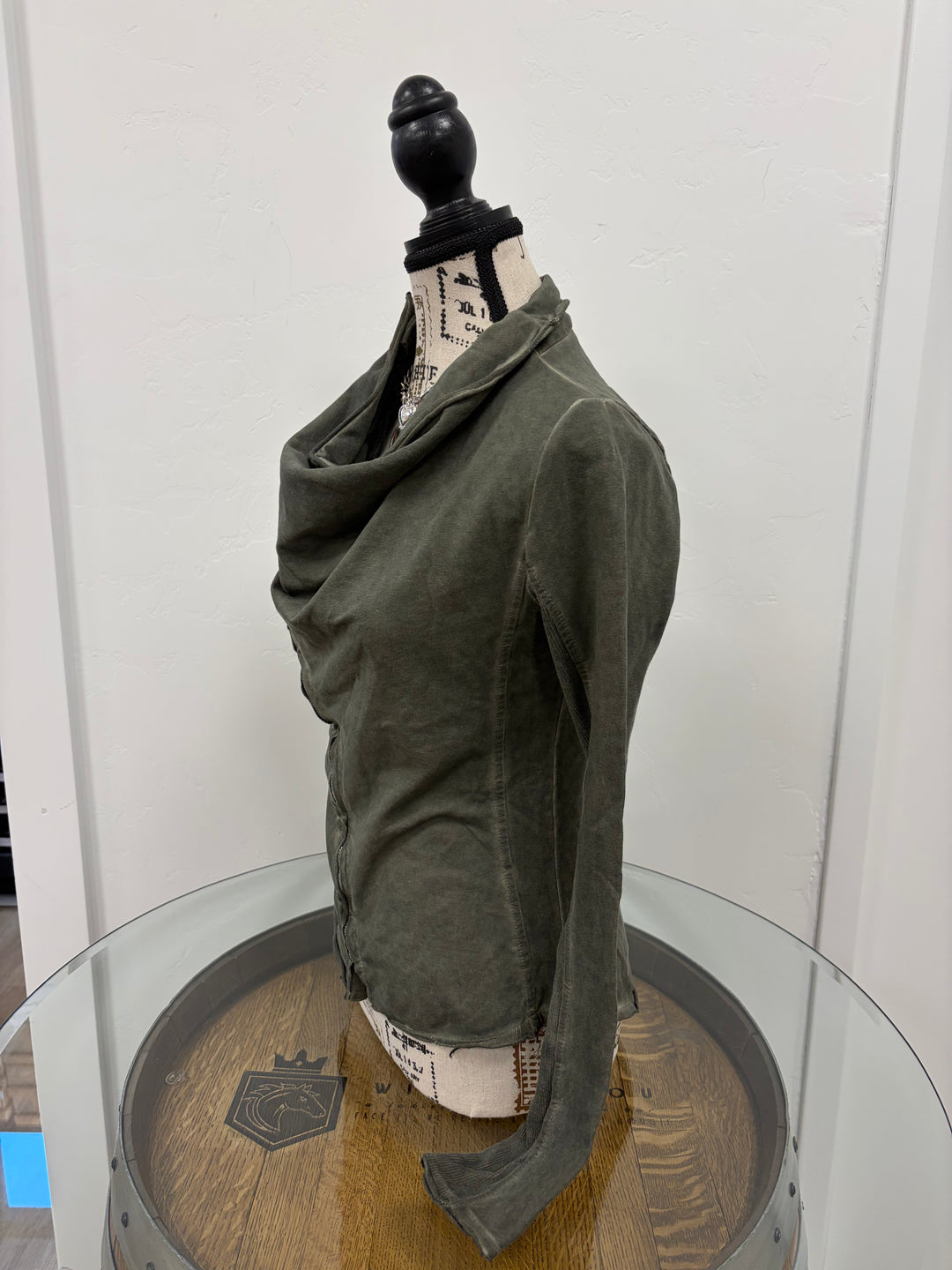Asymmetrical Top Green