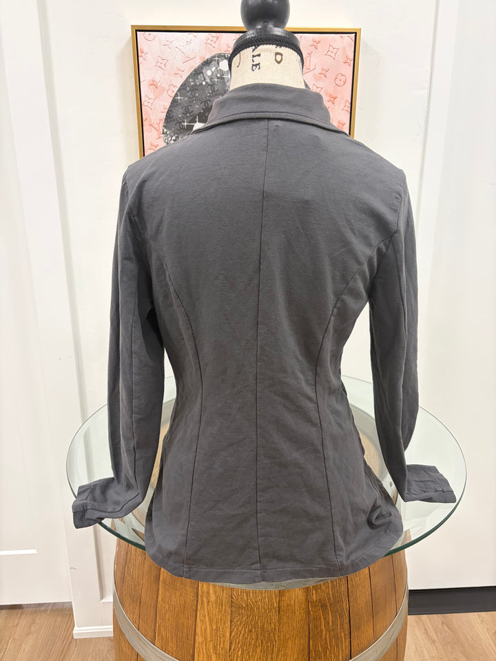 Asymmetrical Jacket Charcoal