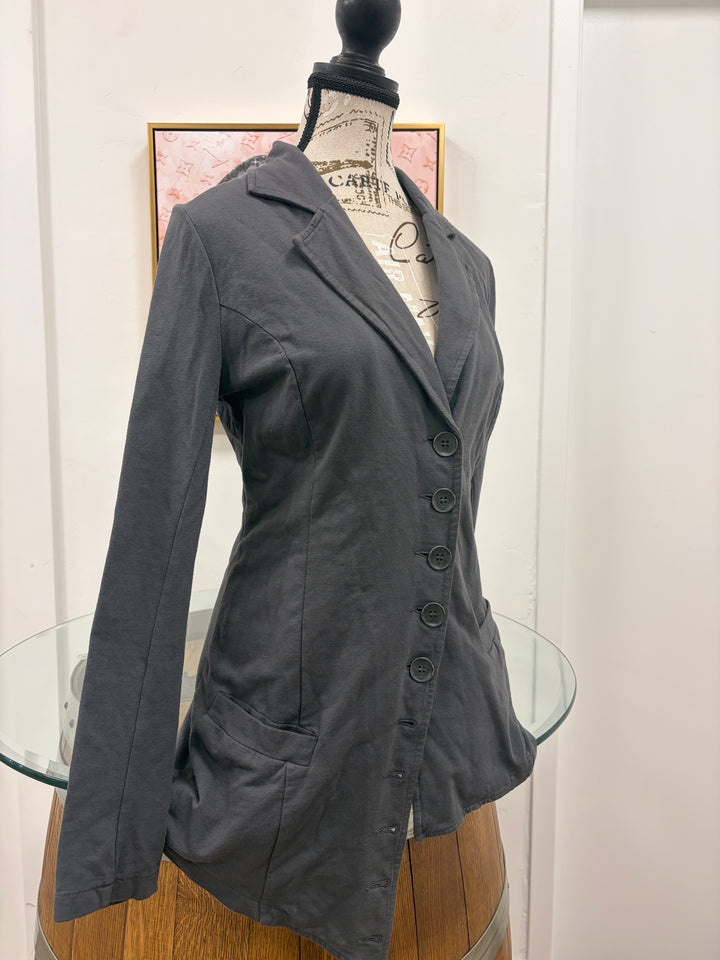 Asymmetrical Jacket Charcoal