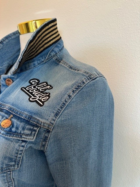 MICKEY AND MINNIE GUCCI INSPIRED CUSTOM DENIM JACKET