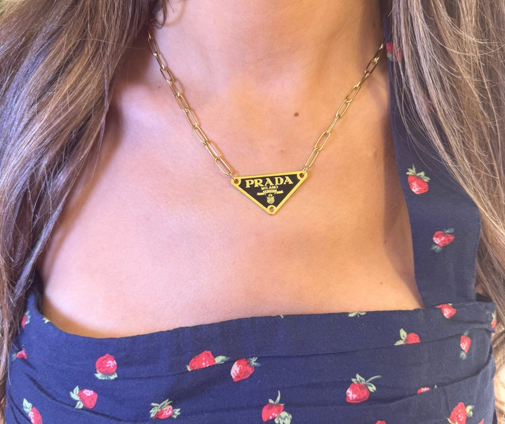 Repurposed Vintage Designer Necklace 