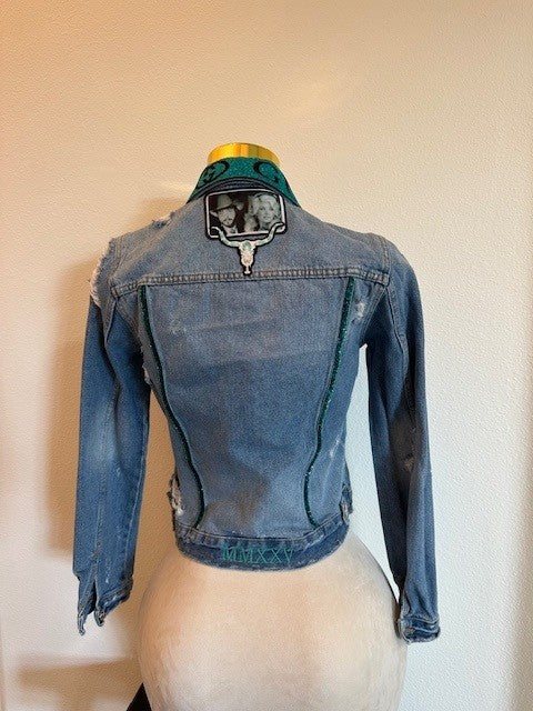 GUCCI INSPIRED WESTERN DENIM CUSTOM JACKET