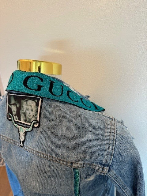 GUCCI INSPIRED WESTERN DENIM CUSTOM JACKET