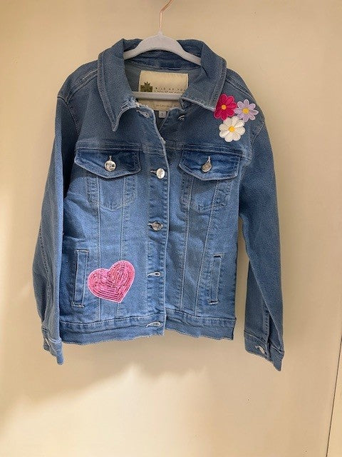 MOMMY AND ME VERSACE INSPIRED DENIM JACKET