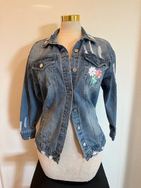 MOMMY AND ME VERSACE INSPIRED DENIM JACKETS